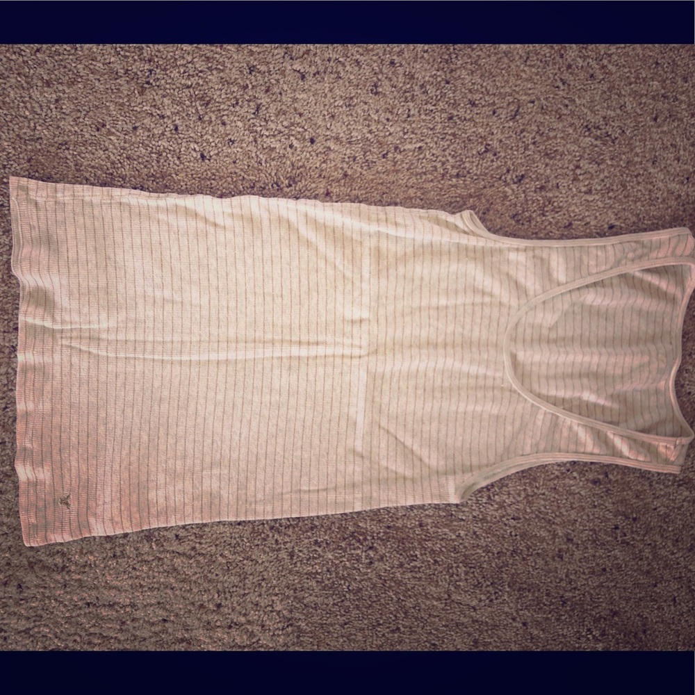AEO Tank Cream+Gold